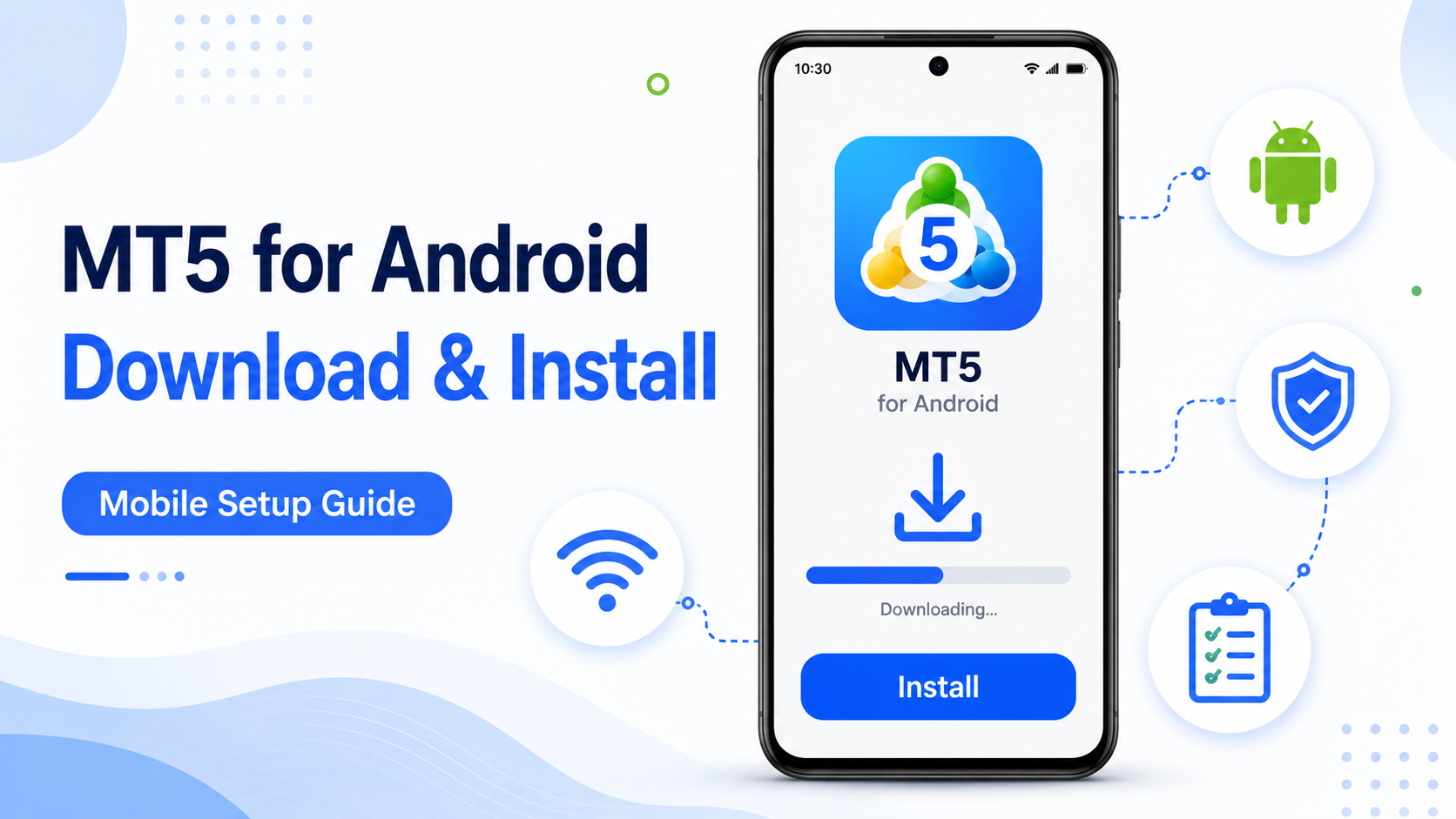 MetaTrader 5 for Android on phone and tablet—quotes and charts overview